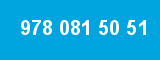 978 081 50 51